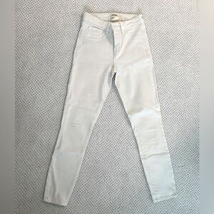 L’AGENCE White Stretch Skinny Jeans
